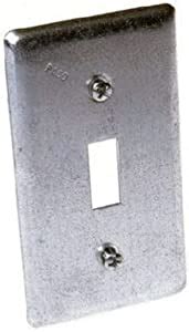 handy box raised metal switch cover|Raco 0865 Toggle Switch Cover .